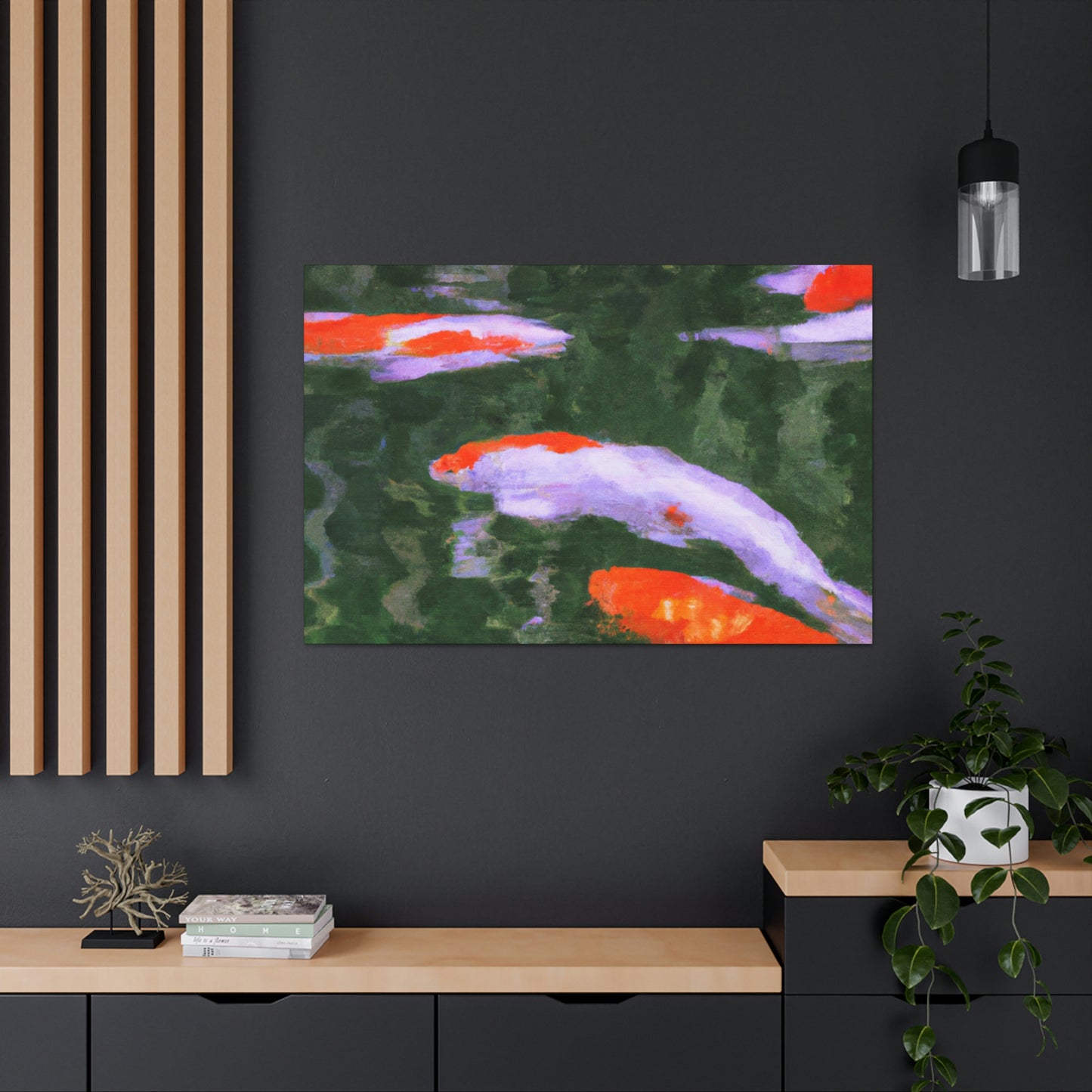 Iseulta de Brabant - Koi Fish Canvas Wall Art