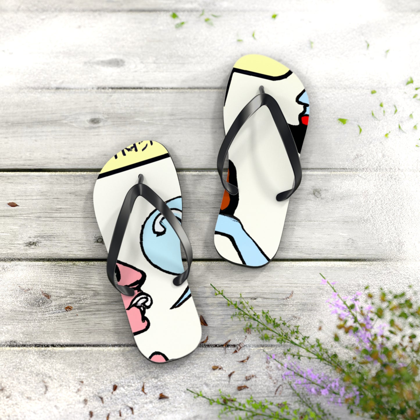 Astra Galaxia - Comics Collector Flip Flop Beach Sandals