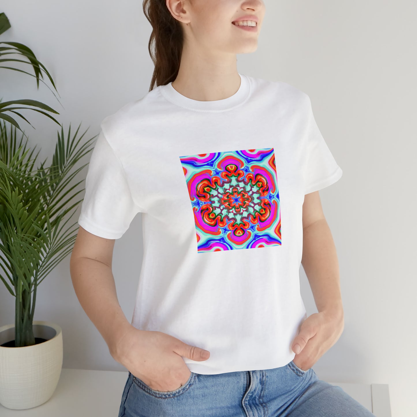Winston Waugh - Psychedelic Trippy Pattern Tee Shirt