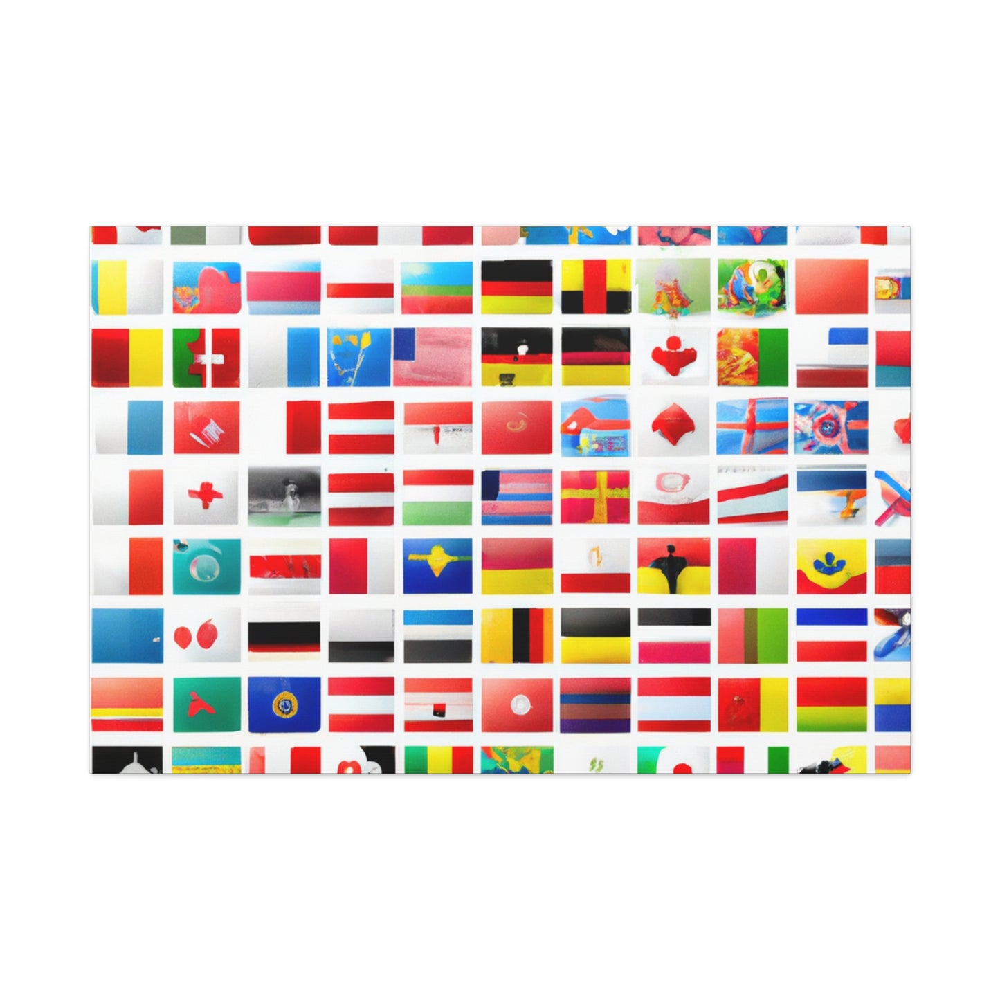 William G. Spear (1845-1929) - Flags Of The World Canvas Wall Art