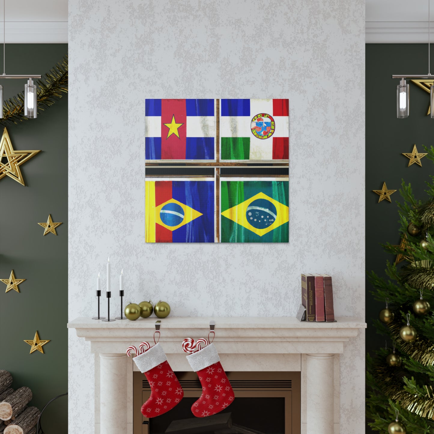 Louisa Catherine Morris - Flags Of The World Canvas Wall Art