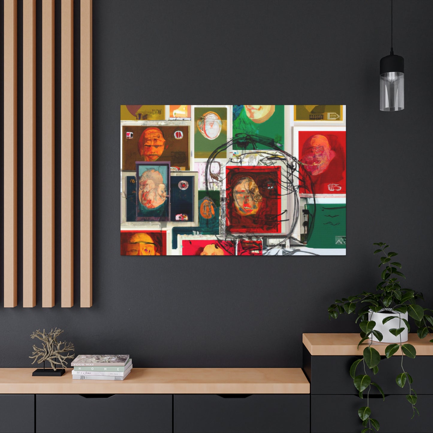 International Souvenir Stamp Series - Postage Stamp Collector Canvas Wall Art