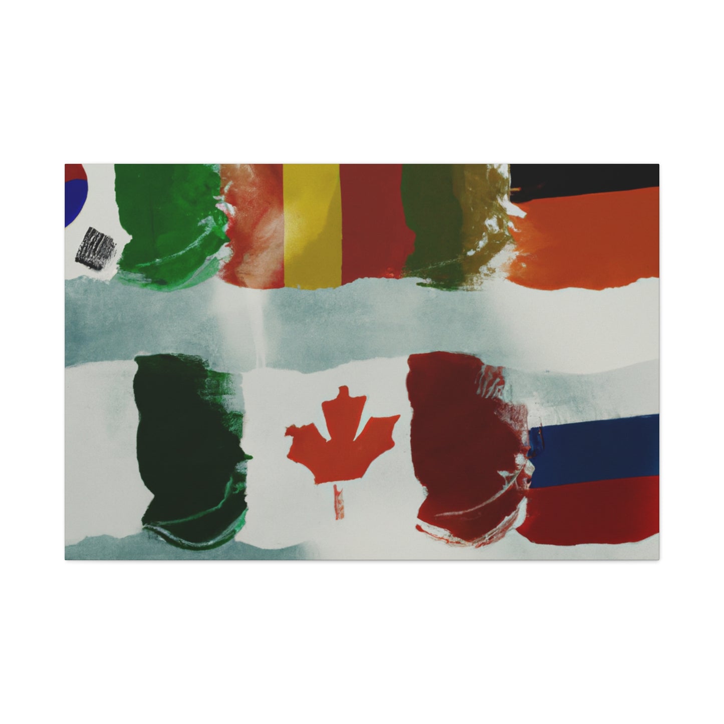 Emilie Banning-Gray - Flags Of The World Canvas Wall Art