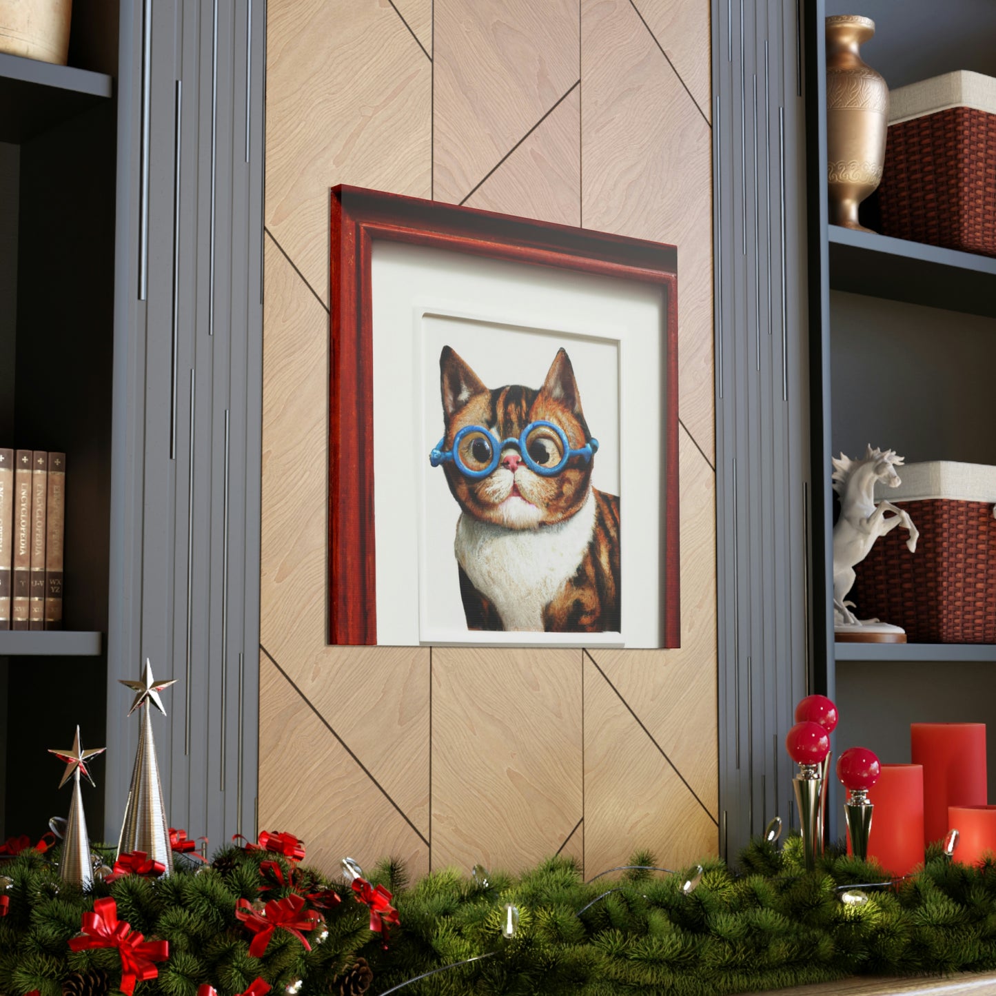 Mittens McGriffle - Cat Lovers Canvas Wall Art