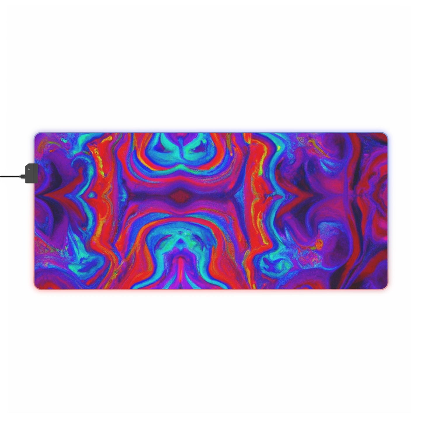 Franklin "Fritz" Finley - Psychedelic Trippy LED Light Up Gaming Mouse Pad