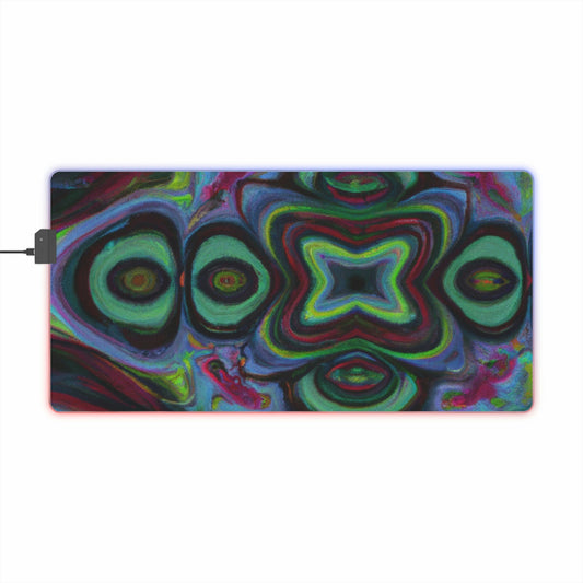 Marty Marauder - Psychedelic Trippy LED Light Up Gaming Mouse Pad