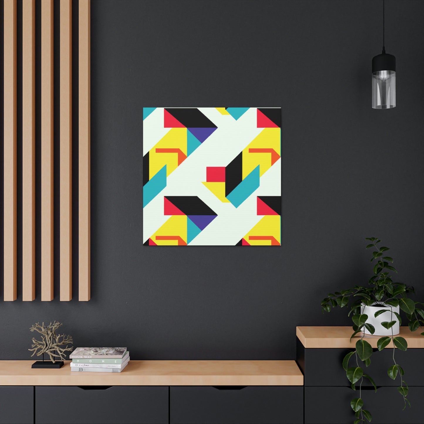 Olive Clarkson - Geometric Canvas Wall Art