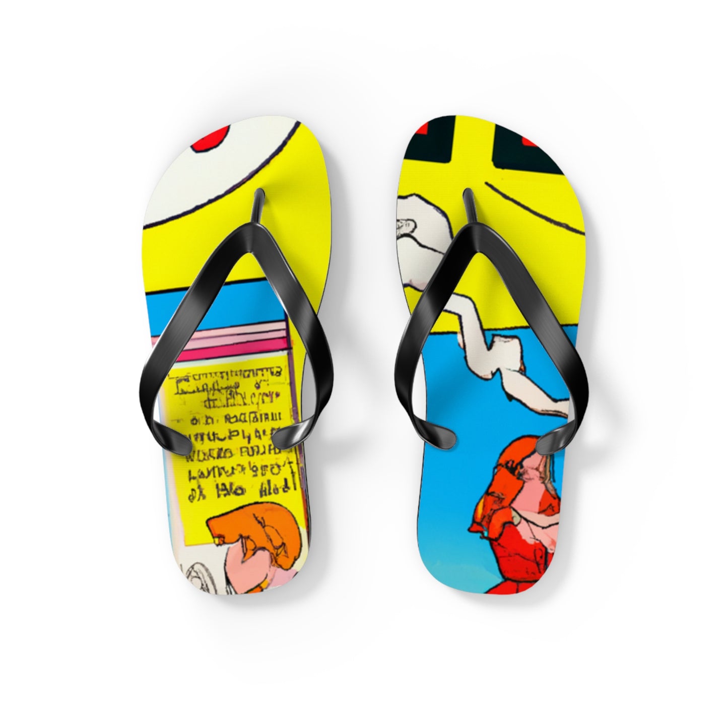 Super Bolt Lightning - Comics Collector Flip Flop Beach Sandals