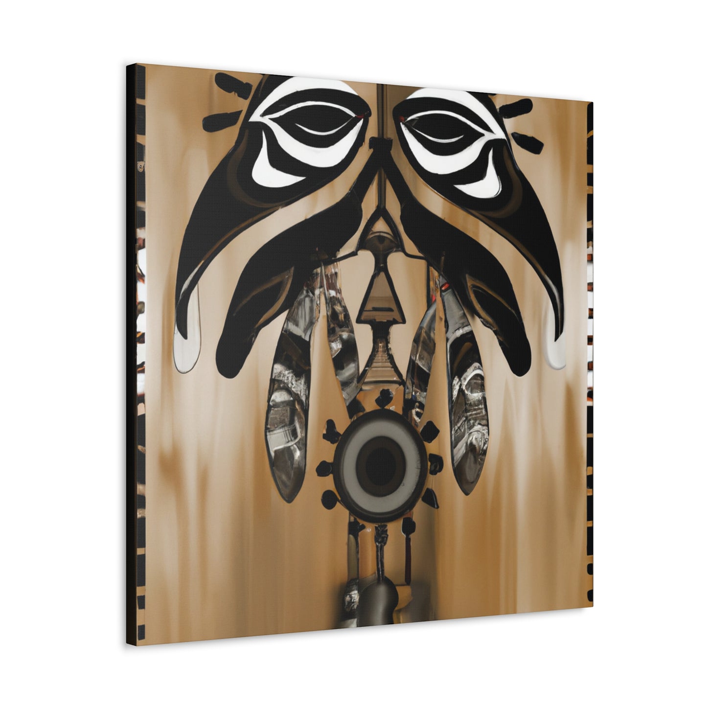 Red Hawk - Native American Indian Canvas Wall Art