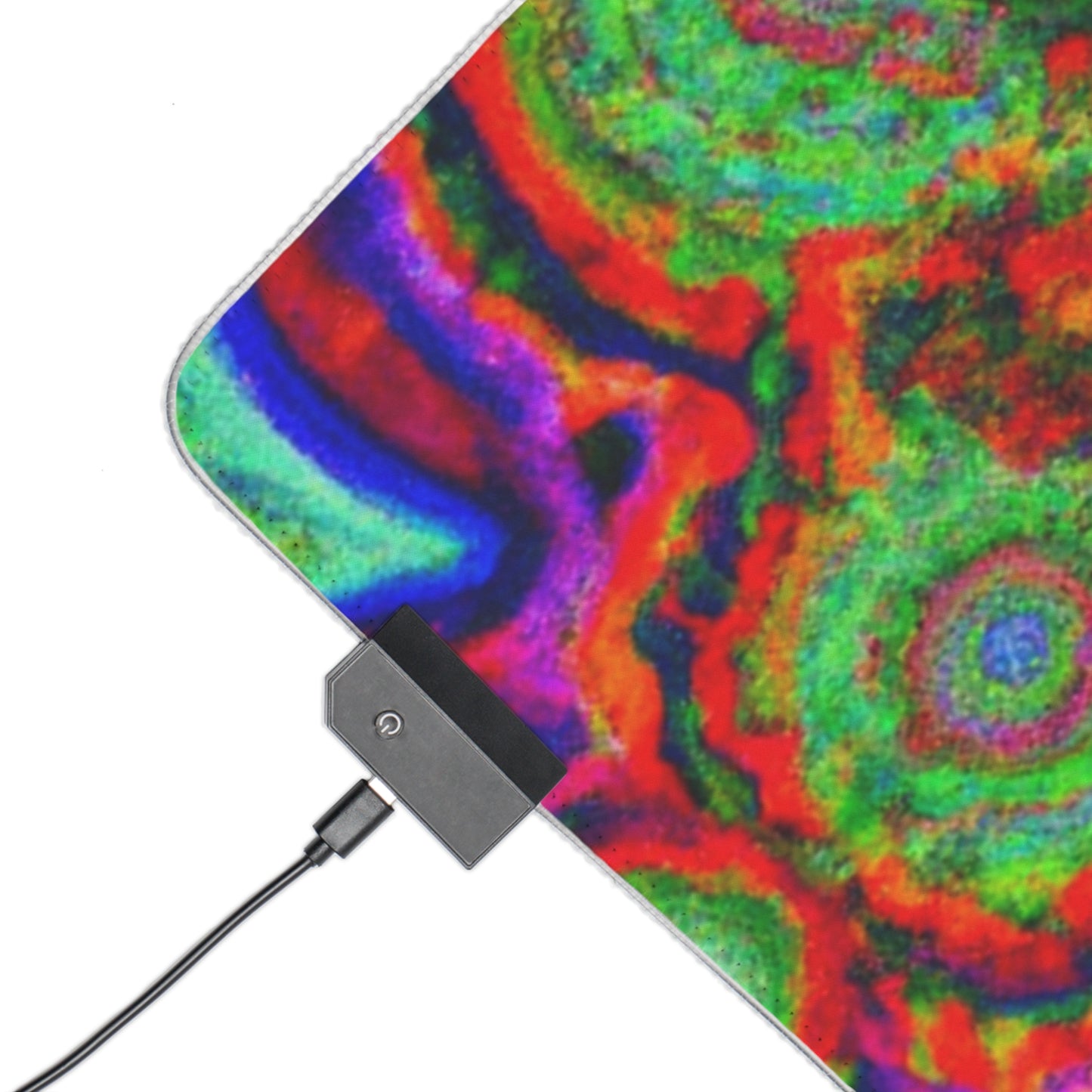 Bucky Bopbottom - Psychedelic Trippy LED Light Up Gaming Mouse Pad