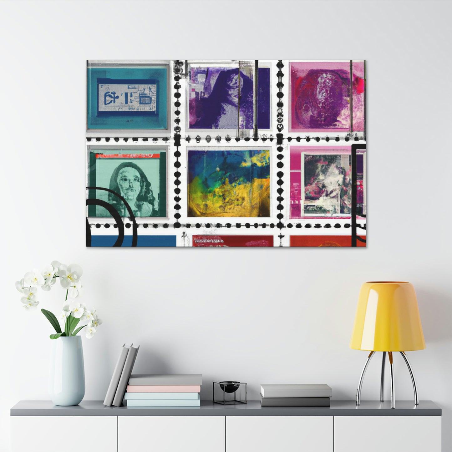 Worldwide Wildlife Stamps - Postage Stamp Collector Canvas Wall Art