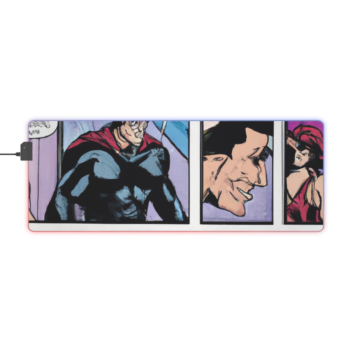 Rocky "Rocket" Radford - Comic Book Collector LED Light Up Gaming Mouse Pad