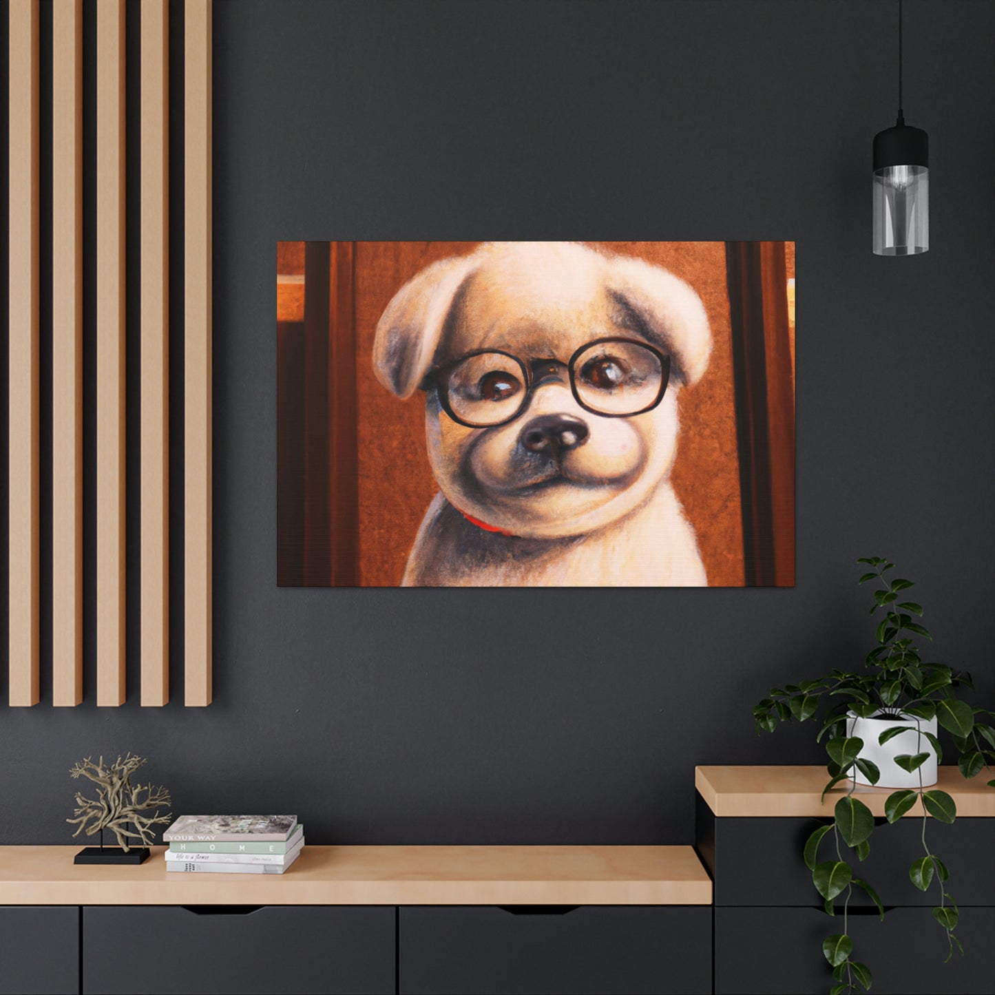 Davey Spottypants - Dog Lovers Canvas Wall Art