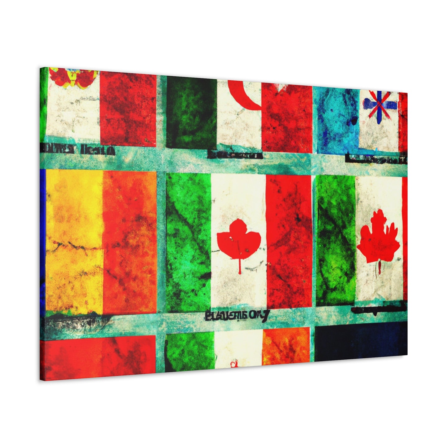 William Grandy (1810–1899) - Flags Of The World Canvas Wall Art