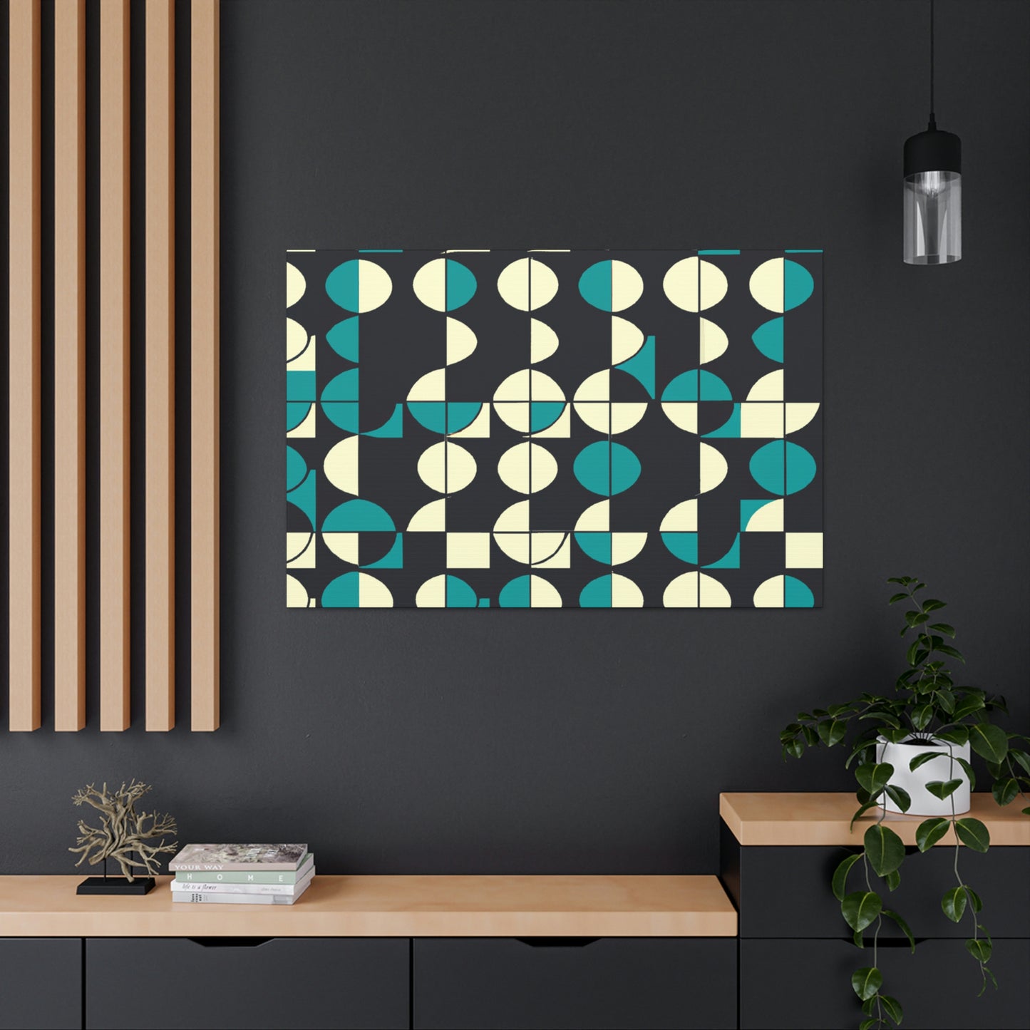 can be tranquility. - Geometric Canvas Wall Art