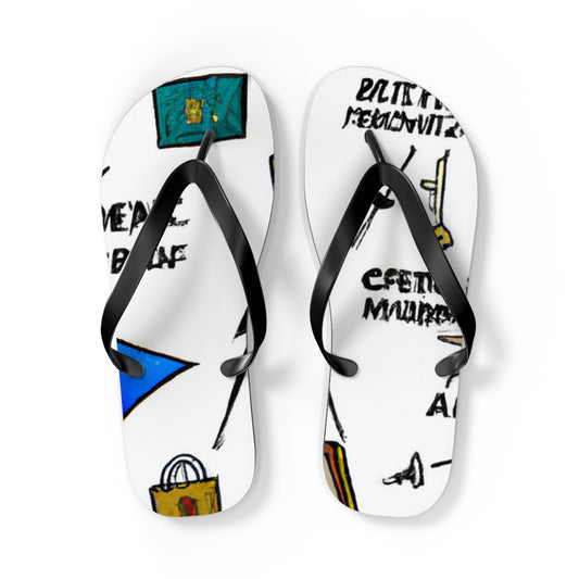 Suzy Supernova - Comics Collector Flip Flop Beach Sandals