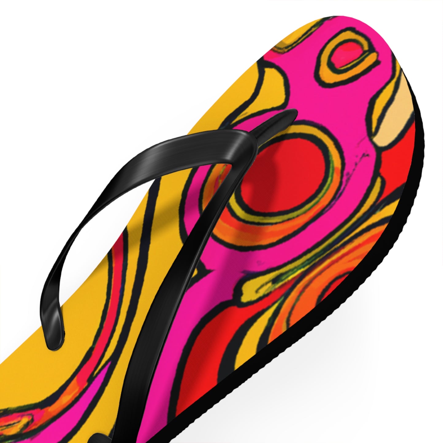 Charlotte Brownson Shoemakers - Psychedelic Trippy Flip Flop Beach Sandals