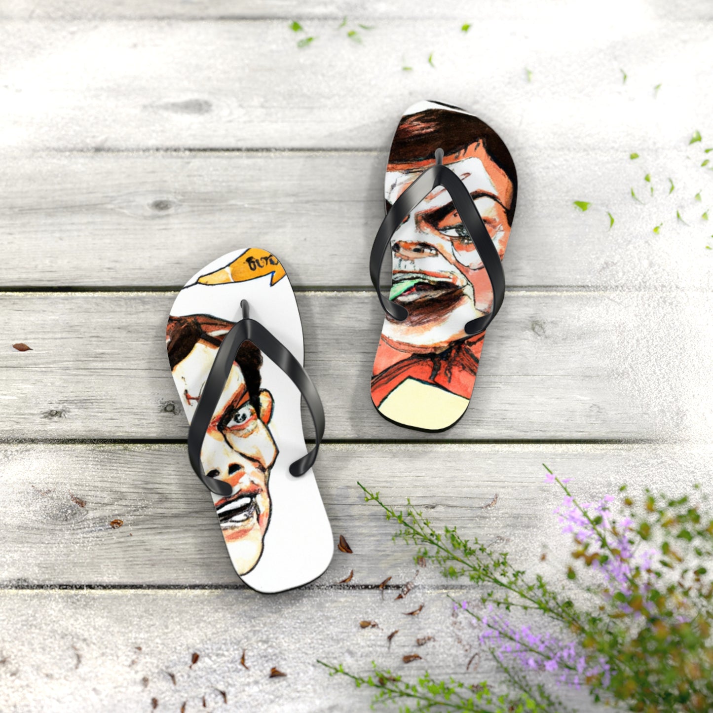 Sproosh Swiftly - Comics Collector Flip Flop Beach Sandals