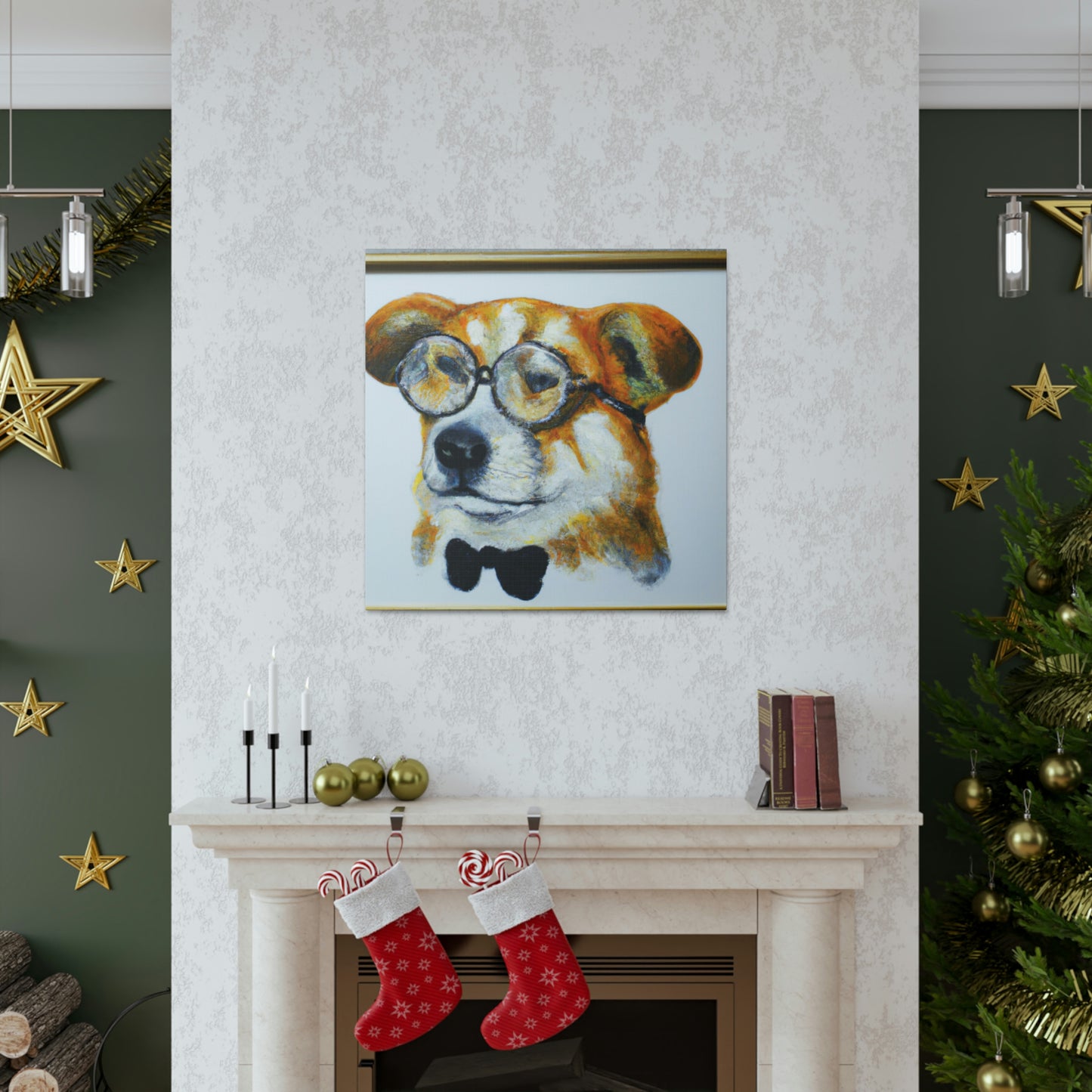 Fritz Furrball - Dog Lovers Canvas Wall Art