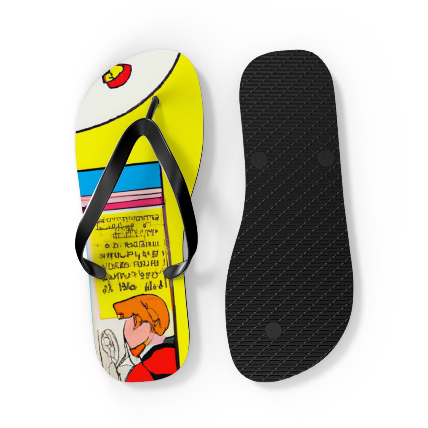 Super Bolt Lightning - Comics Collector Flip Flop Beach Sandals