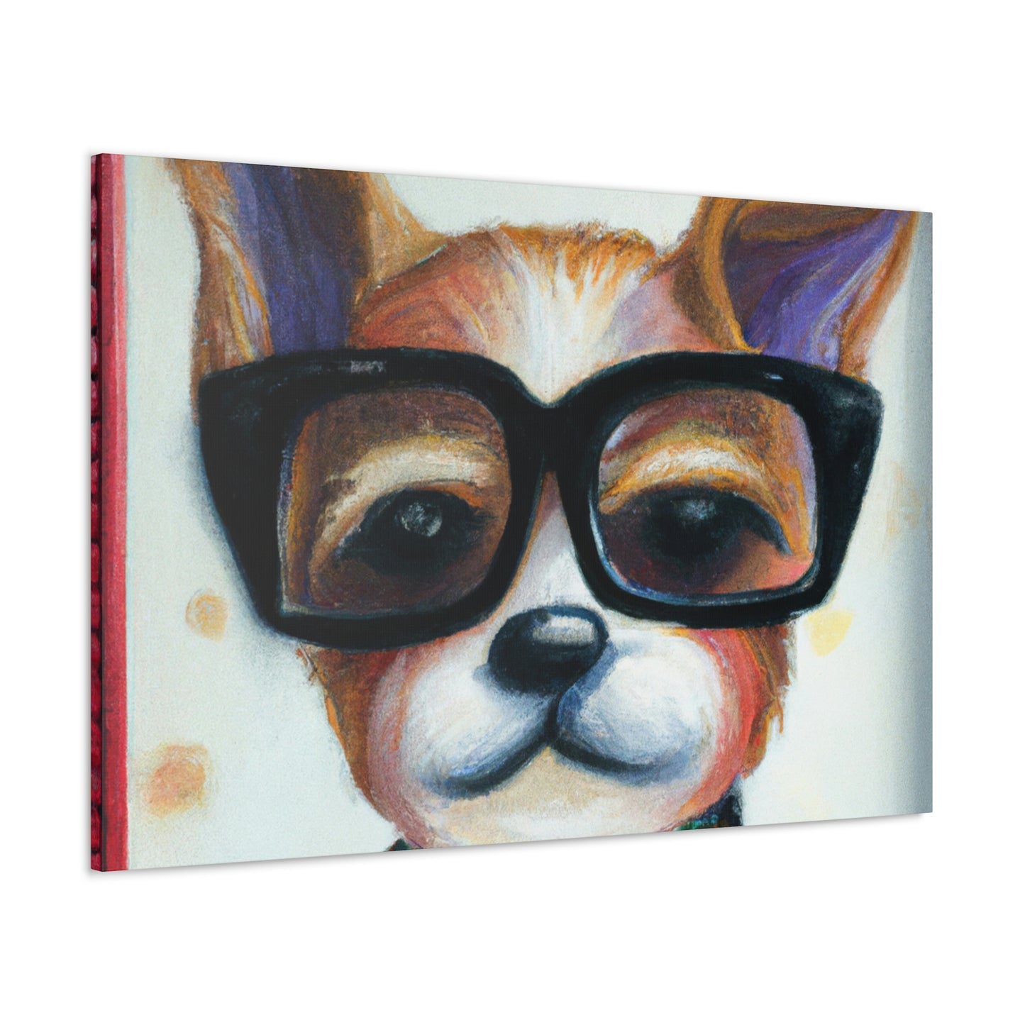 Frigo the cartoon pooch - Dog Lovers Canvas Wall Art