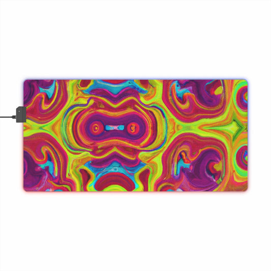 Ziggy Zapper - Psychedelic Trippy LED Light Up Gaming Mouse Pad