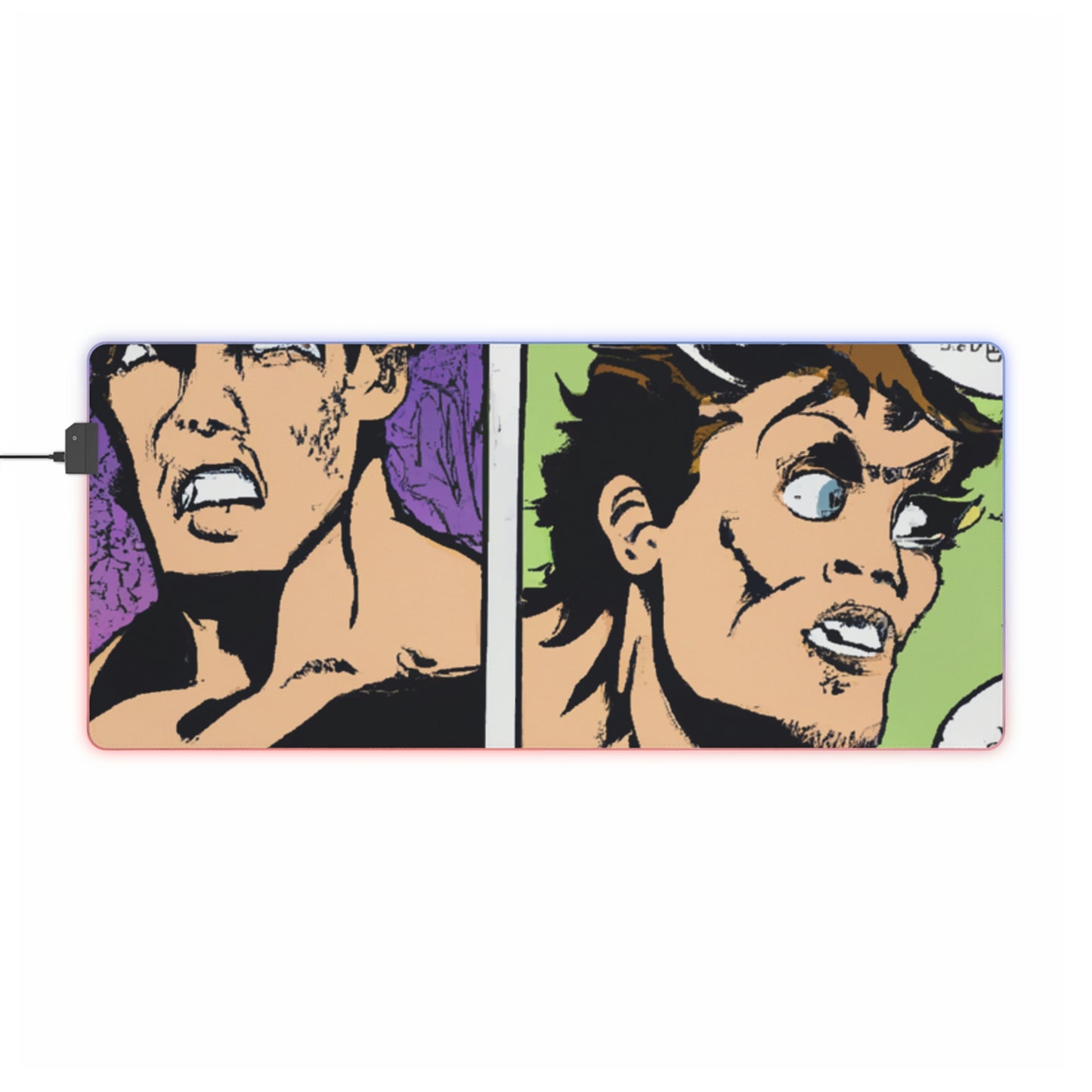 Gus Goodheart - Comic Book Collector LED Light Up Gaming Mouse Pad