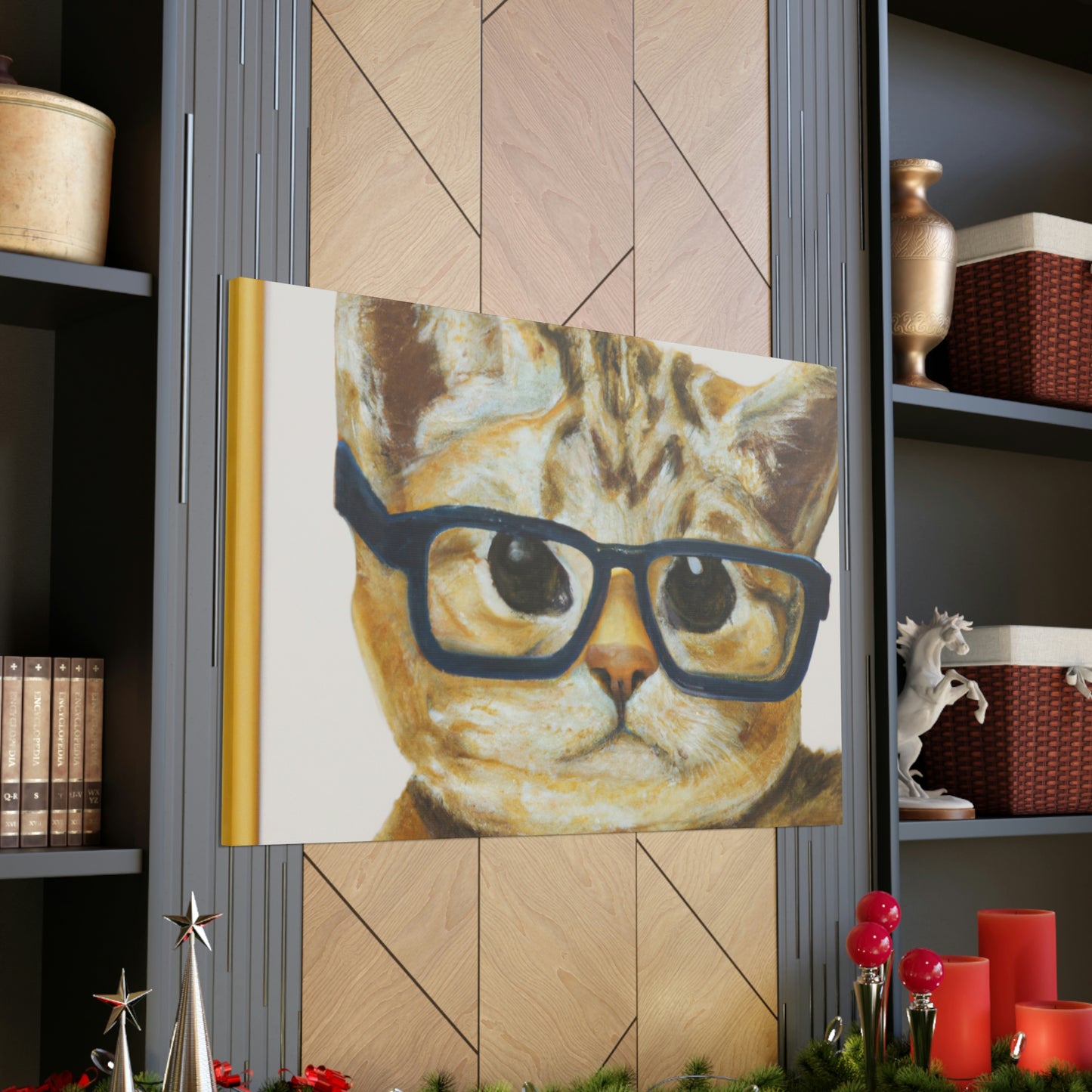 Felix Furrbottom - Cat Lovers Canvas Wall Art
