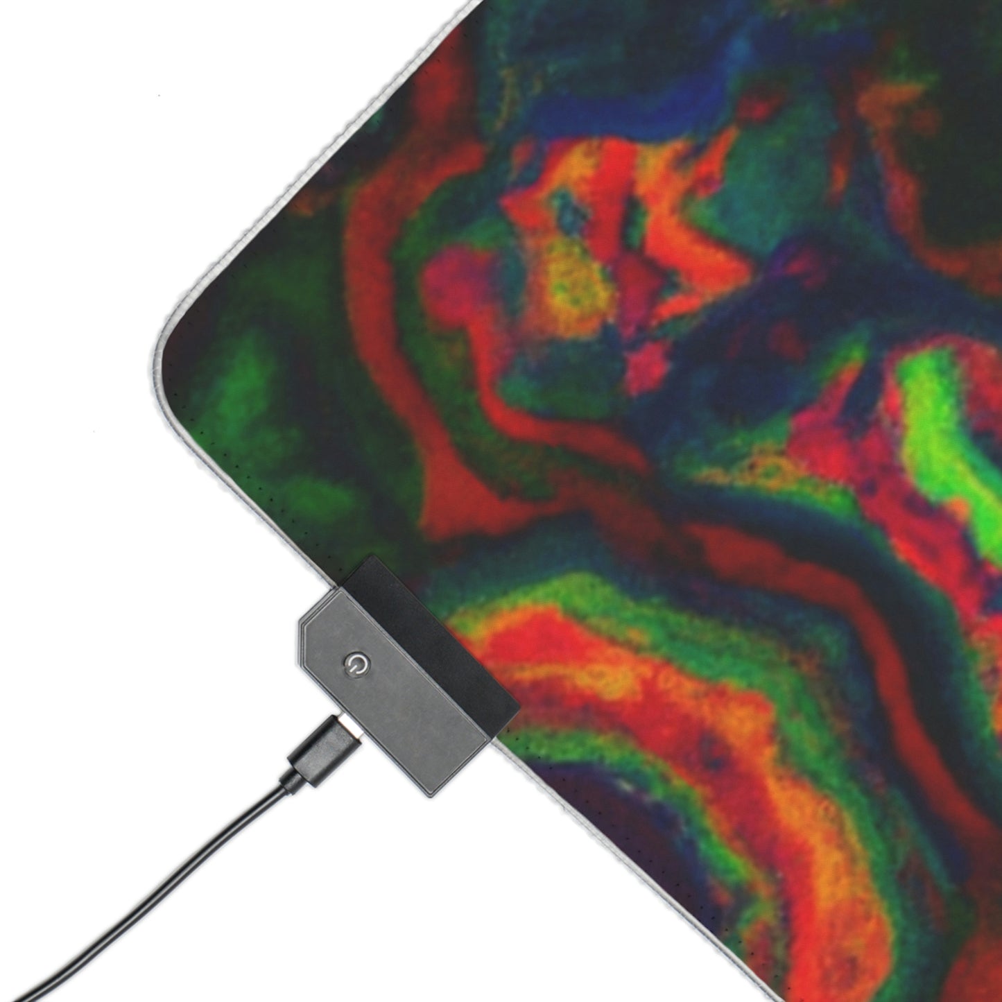 Skip 'n' Glide - Psychedelic Trippy LED Light Up Gaming Mouse Pad