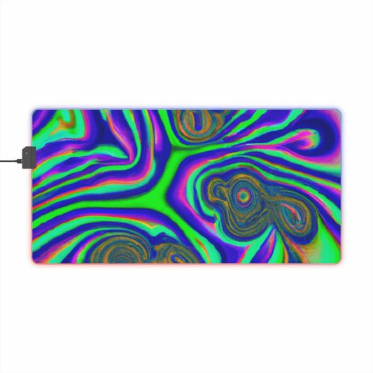 Mozart McChimney - Psychedelic Trippy LED Light Up Gaming Mouse Pad