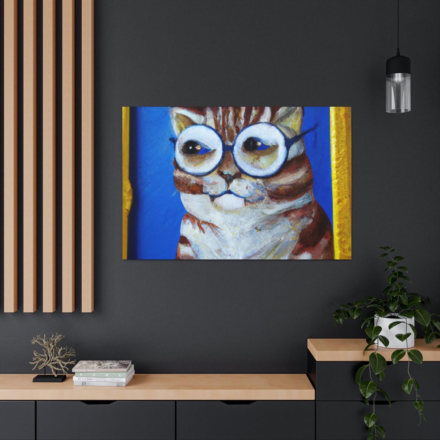 Puffy Tomkinson - Cat Lovers Canvas Wall Art