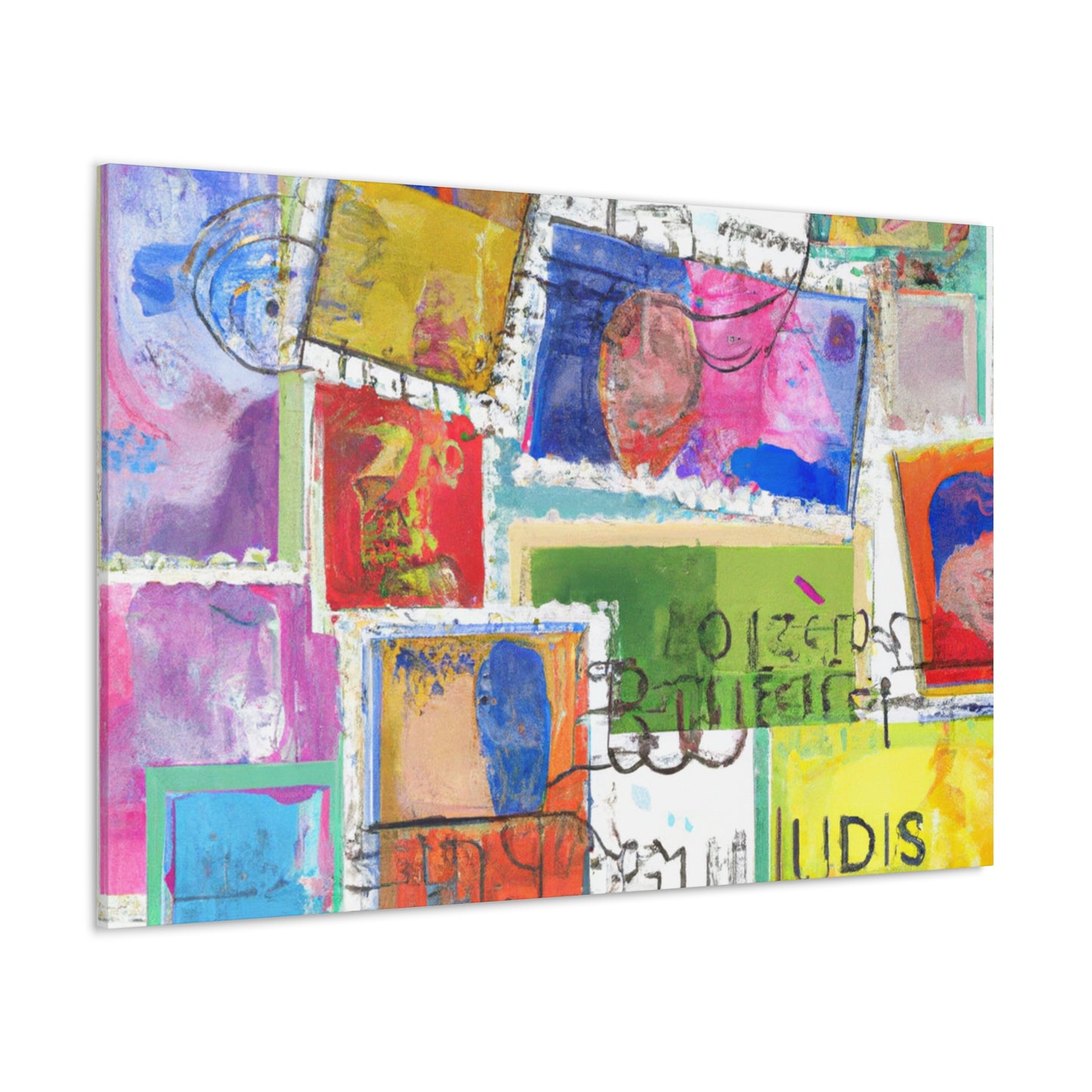 Global Heritage Stamps - Postage Stamp Collector Canvas Wall Art