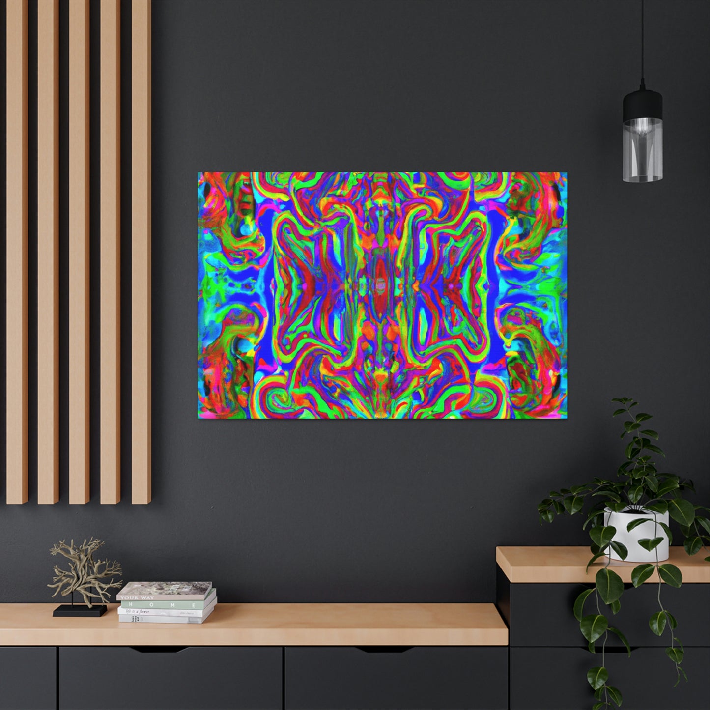 Phinney Flapdoodle - psychedelic Canvas