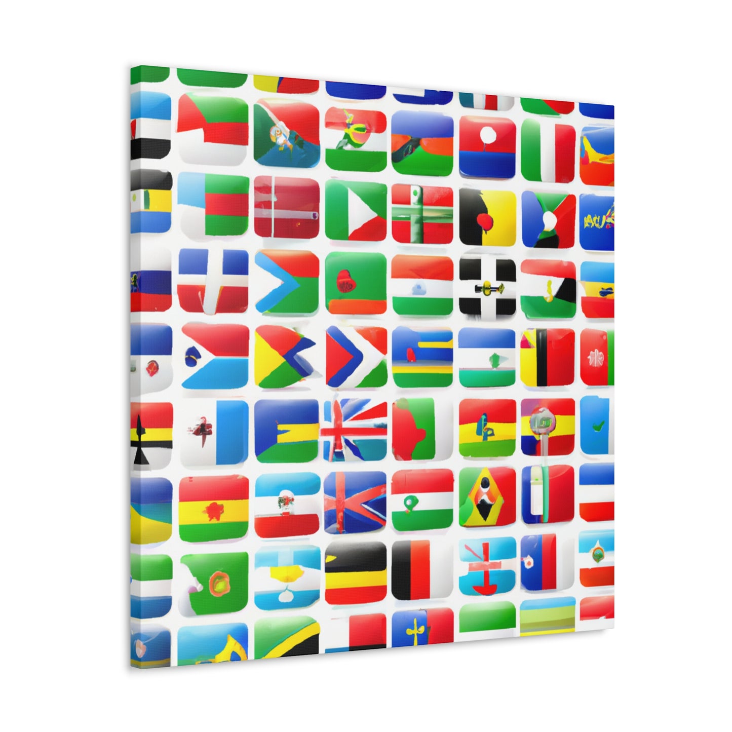 Emma Warren-Gardner - Flags Of The World Canvas Wall Art