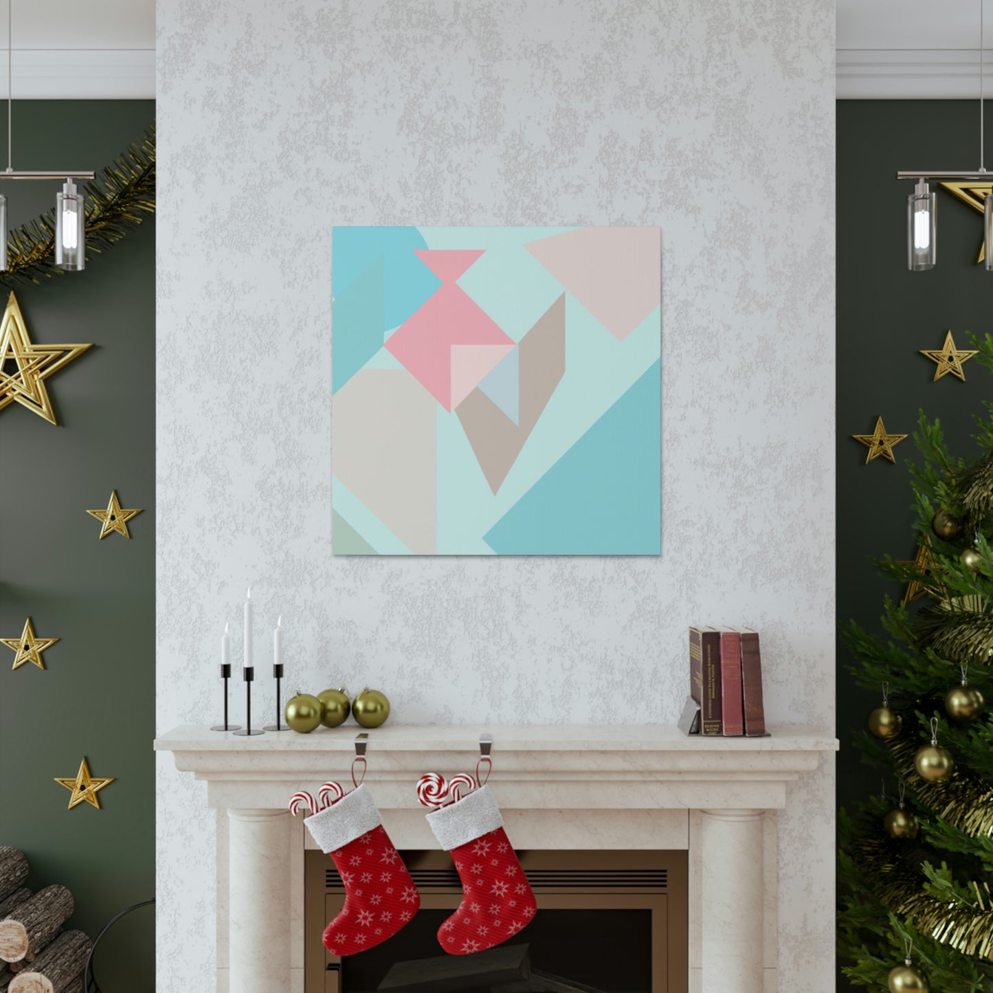 Abigail Edison - Geometric Canvas Wall Art