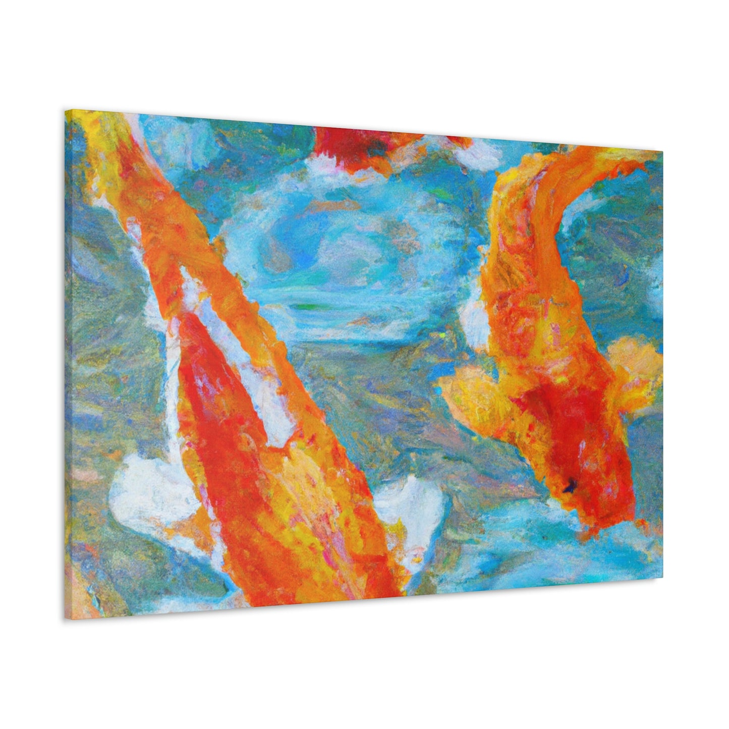 Gertrude the Bard - Koi Fish Canvas Wall Art