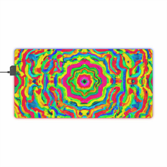 Casey "Jalopies" Jones - Psychedelic Trippy LED Light Up Gaming Mouse Pad