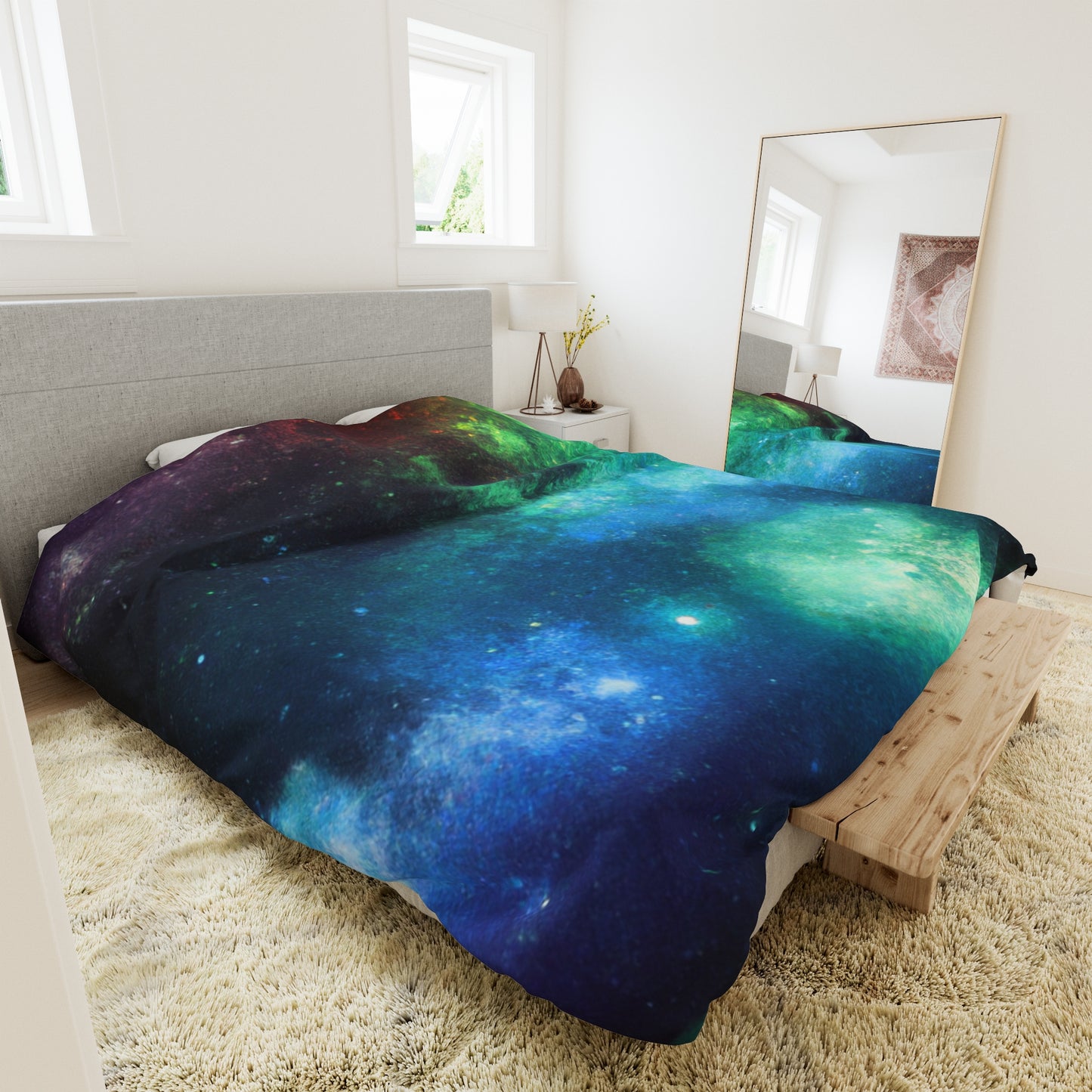 Dream of the Atomic Age - Astronomy Duvet Bed Cover