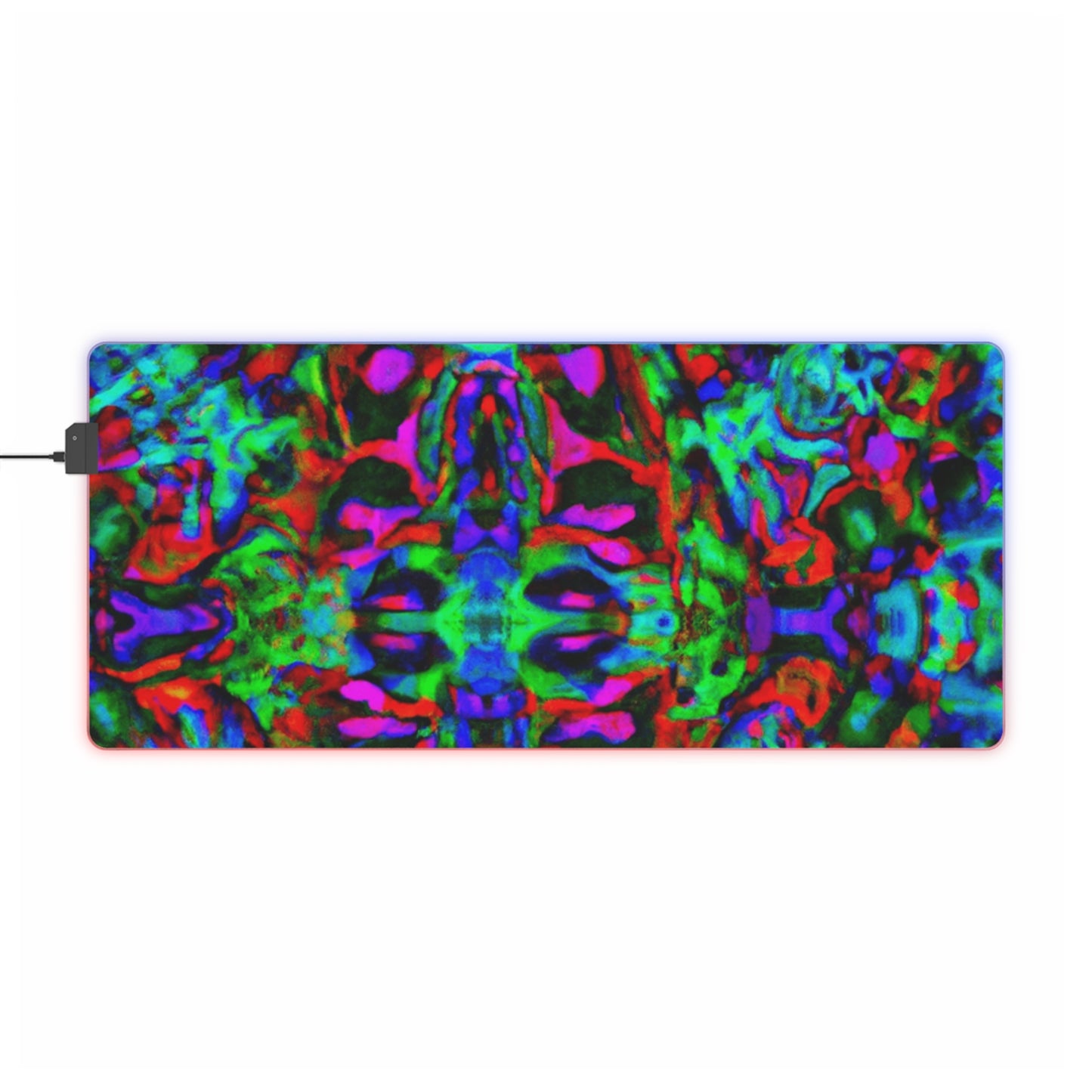 Robbie the Robot. - Psychedelic Trippy LED Light Up Gaming Mouse Pad