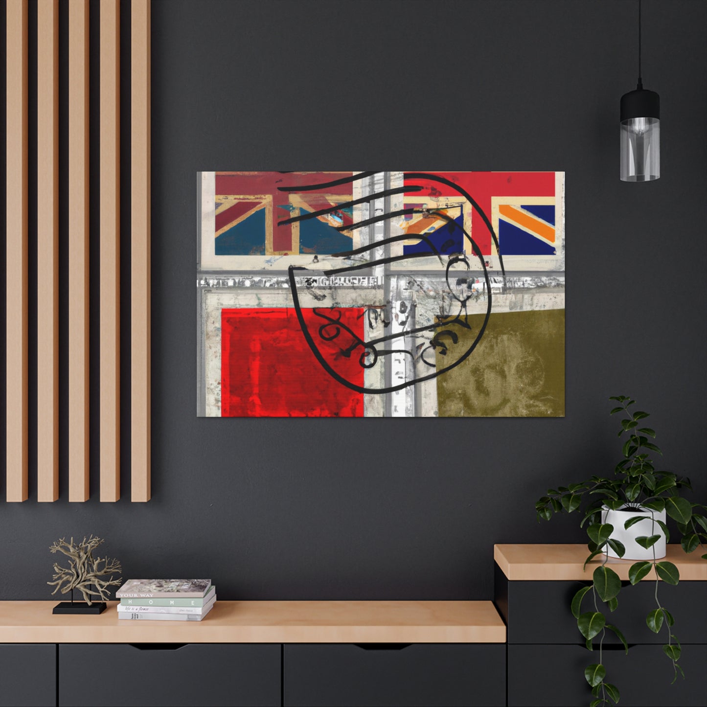 Global Motion Stamps - Postage Stamp Collector Canvas Wall Art