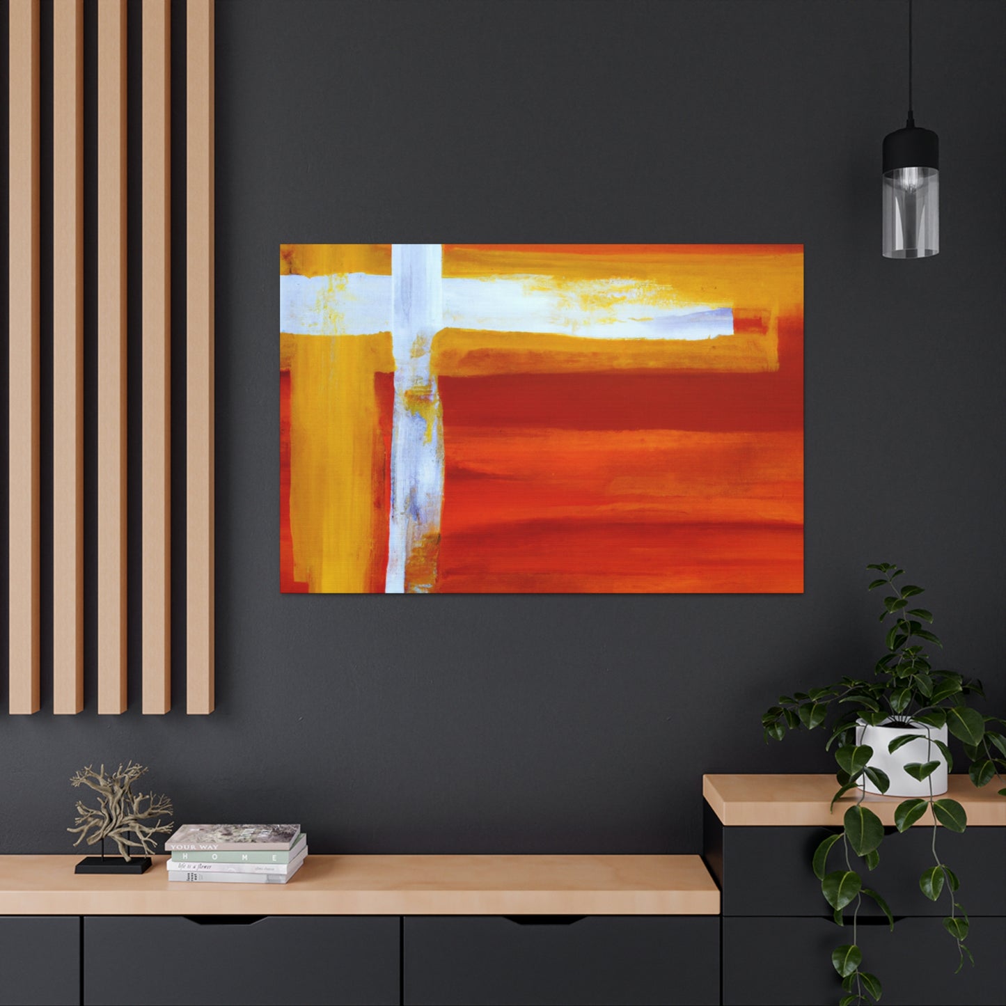 Ephesians 6:12 - Canvas Wall Art