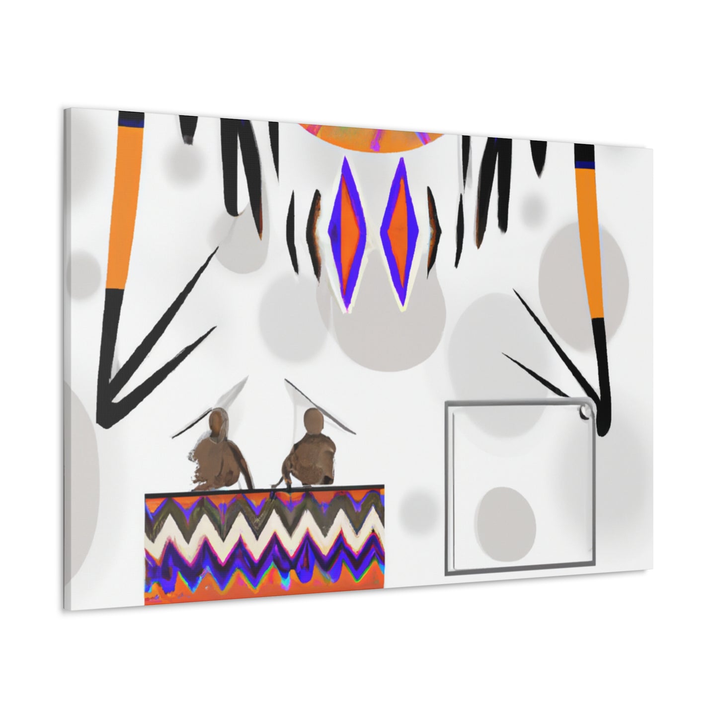 Watoka the Wise - Native American Indian Canvas Wall Art