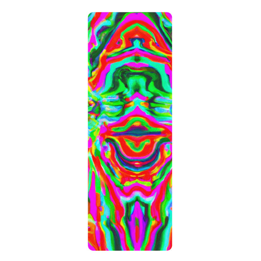 Augustine Ripple Johnson - Psychedelic Yoga Exercise Workout Mat - 24″ x 68"