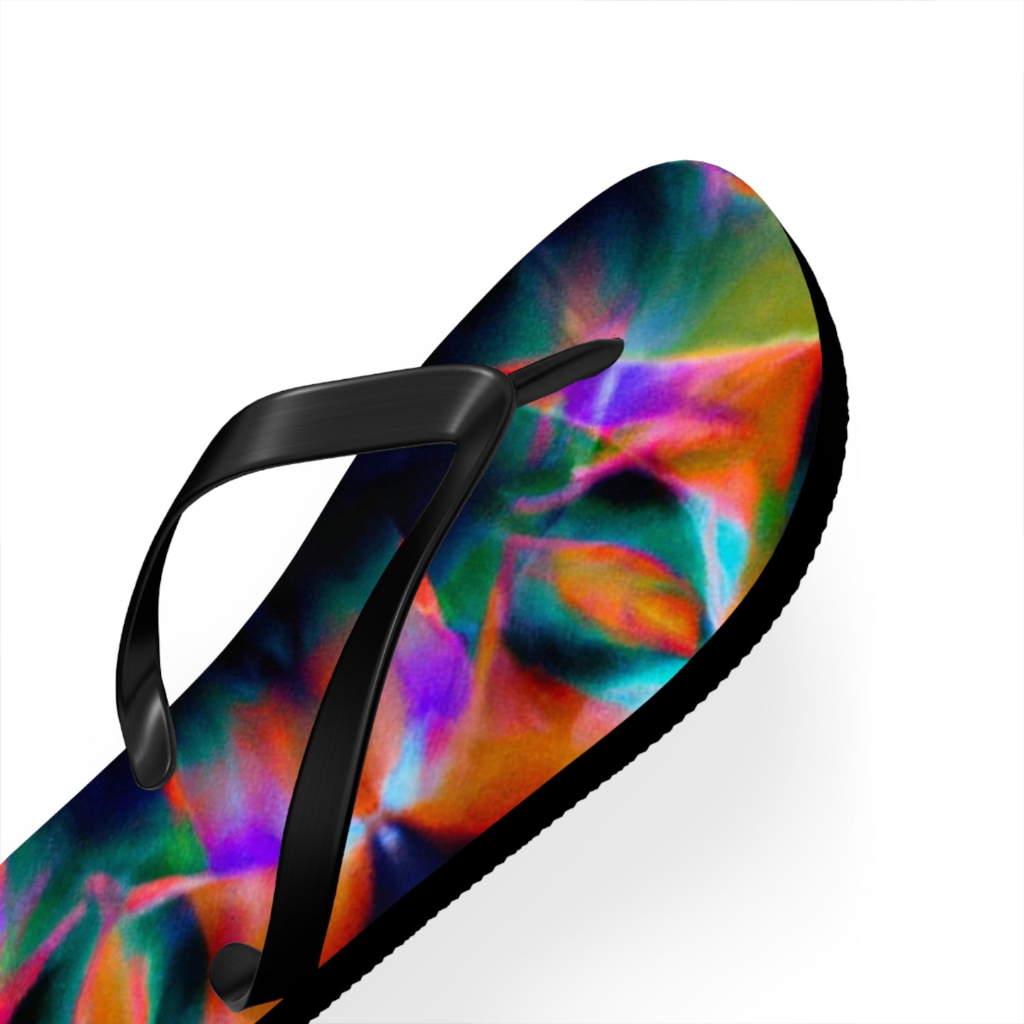 Edwina Applegate Bootmakers - Psychedelic Trippy Flip Flop Beach Sandals