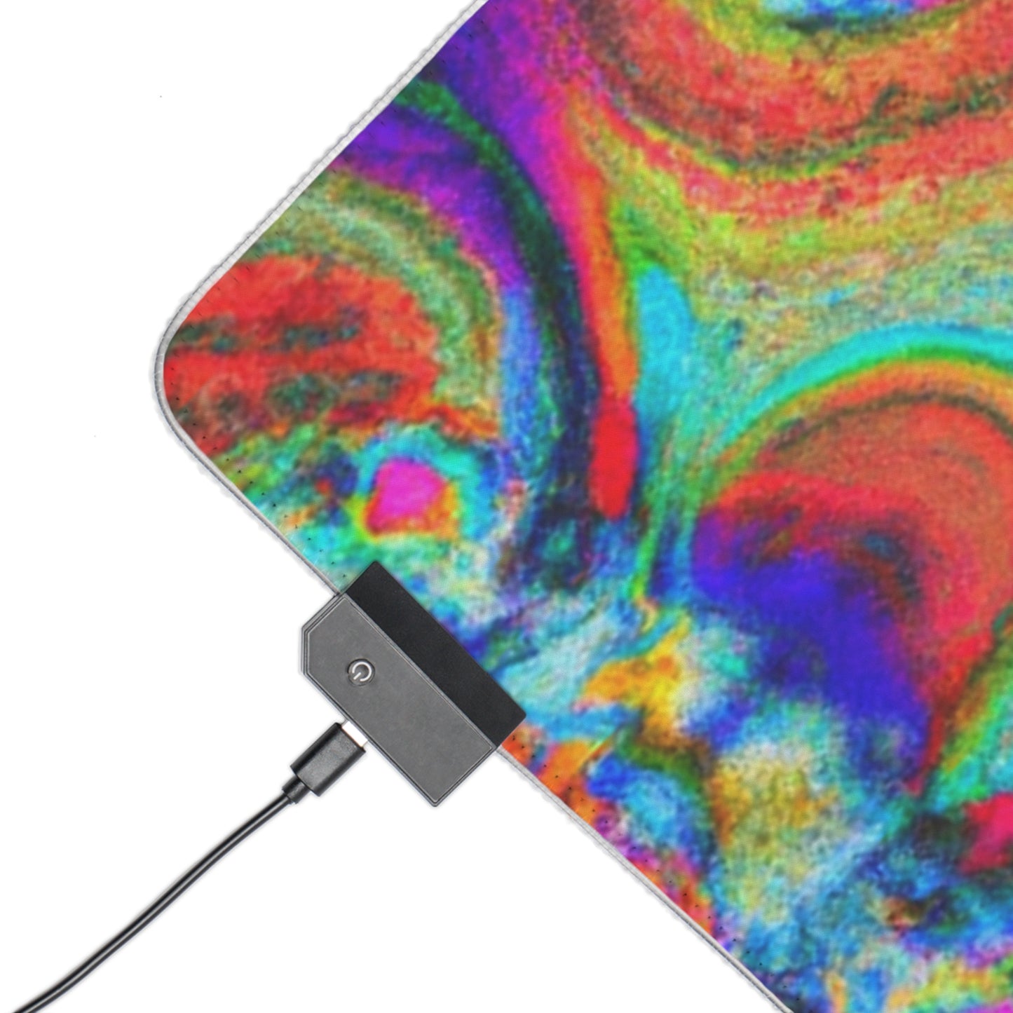 Jasper Punchyford - Psychedelic Trippy LED Light Up Gaming Mouse Pad