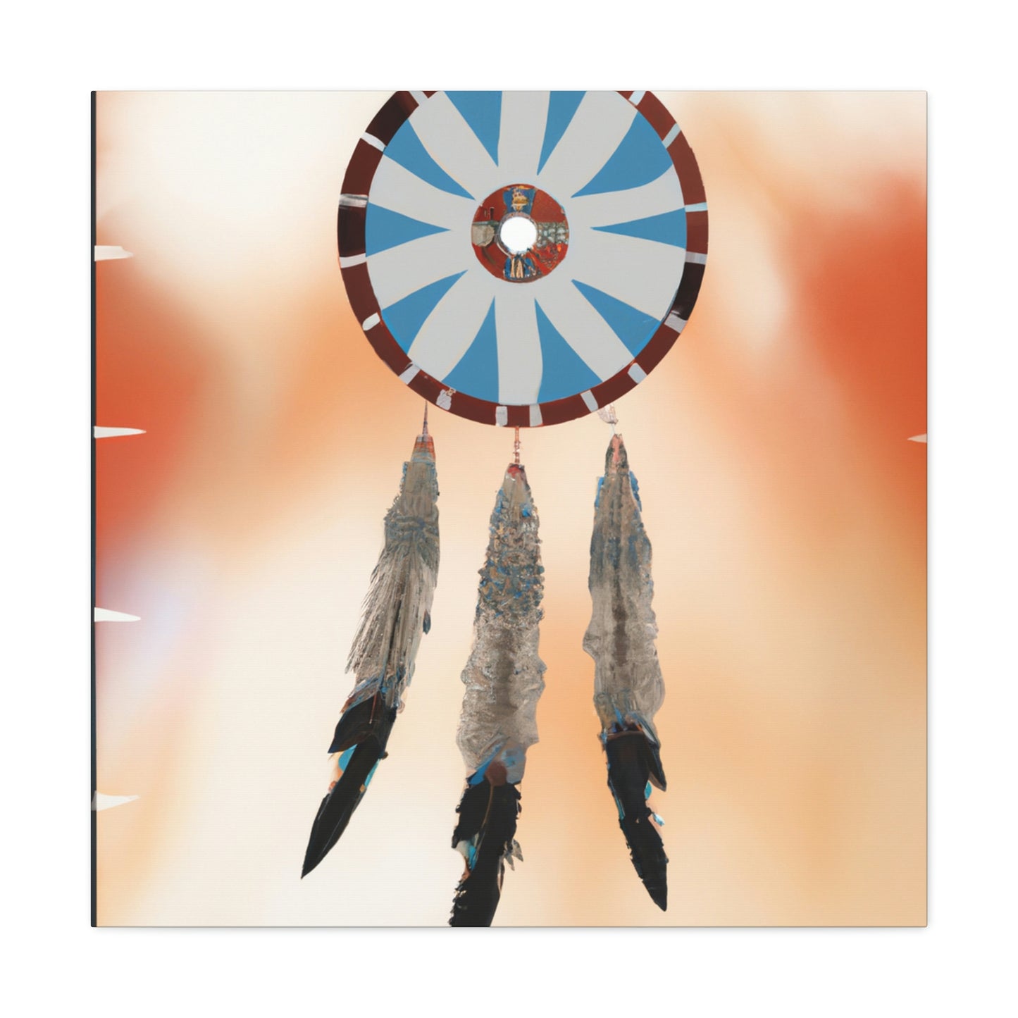 Chief Silver Skyhawk - Native American Indian Canvas Wall Art