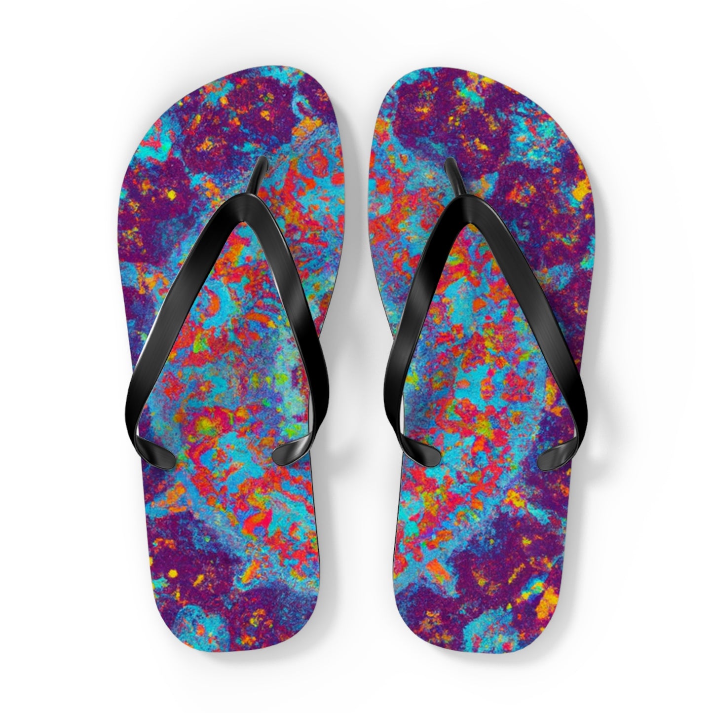 Abigail Cuthbert, Bootmaker - Psychedelic Trippy Flip Flop Beach Sandals