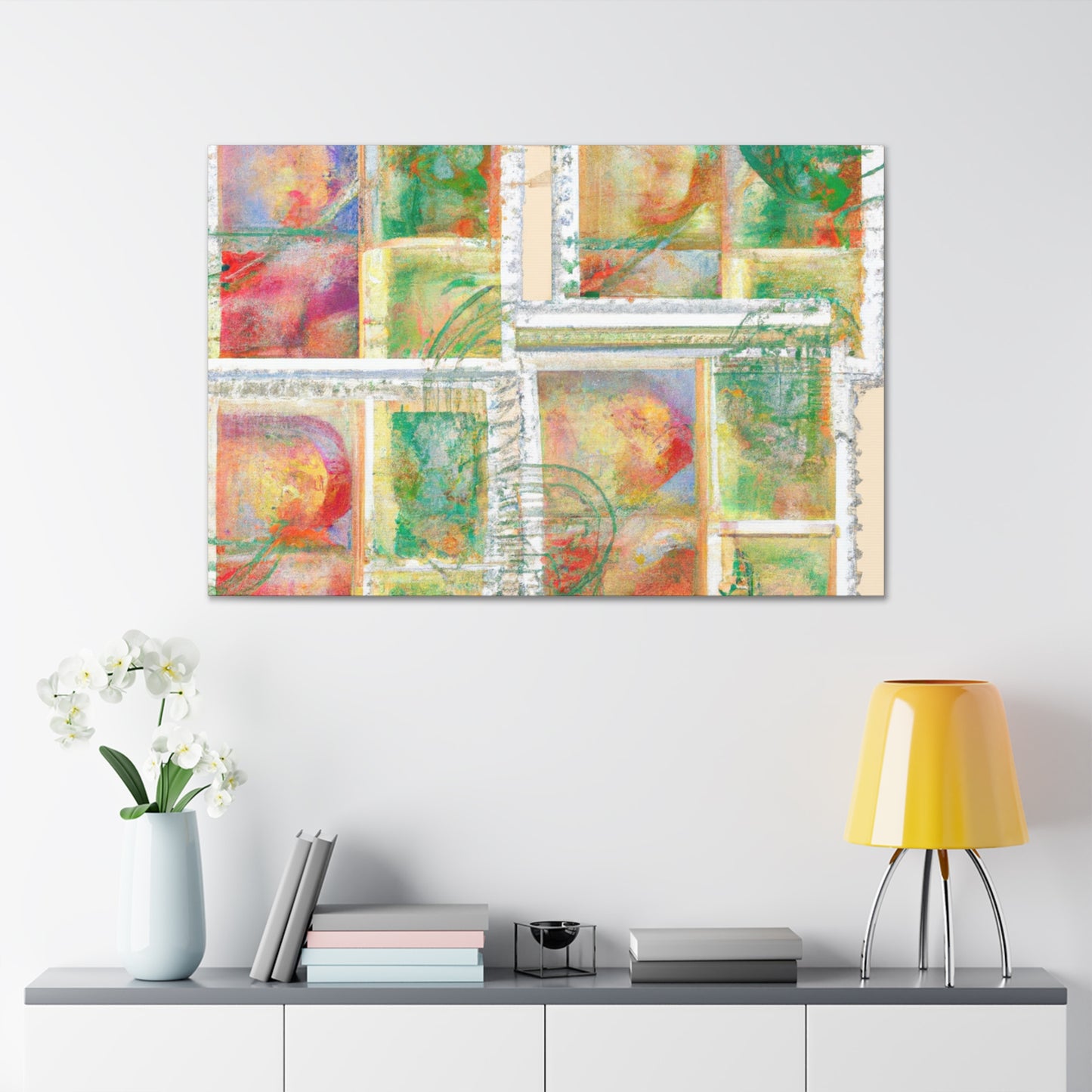 Global Heritage Stamps - Postage Stamp Collector Canvas Wall Art