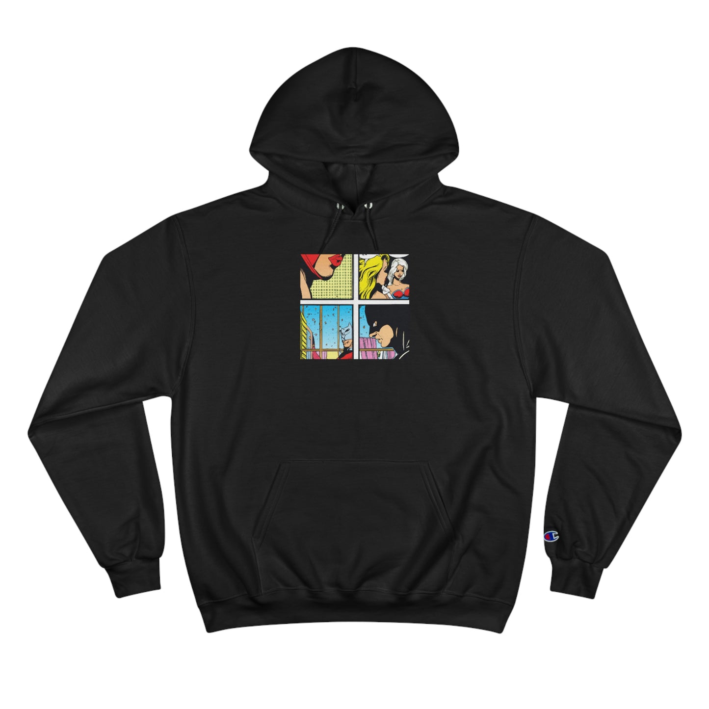 Crayon Kitty - Comic Book Scene Hoodie