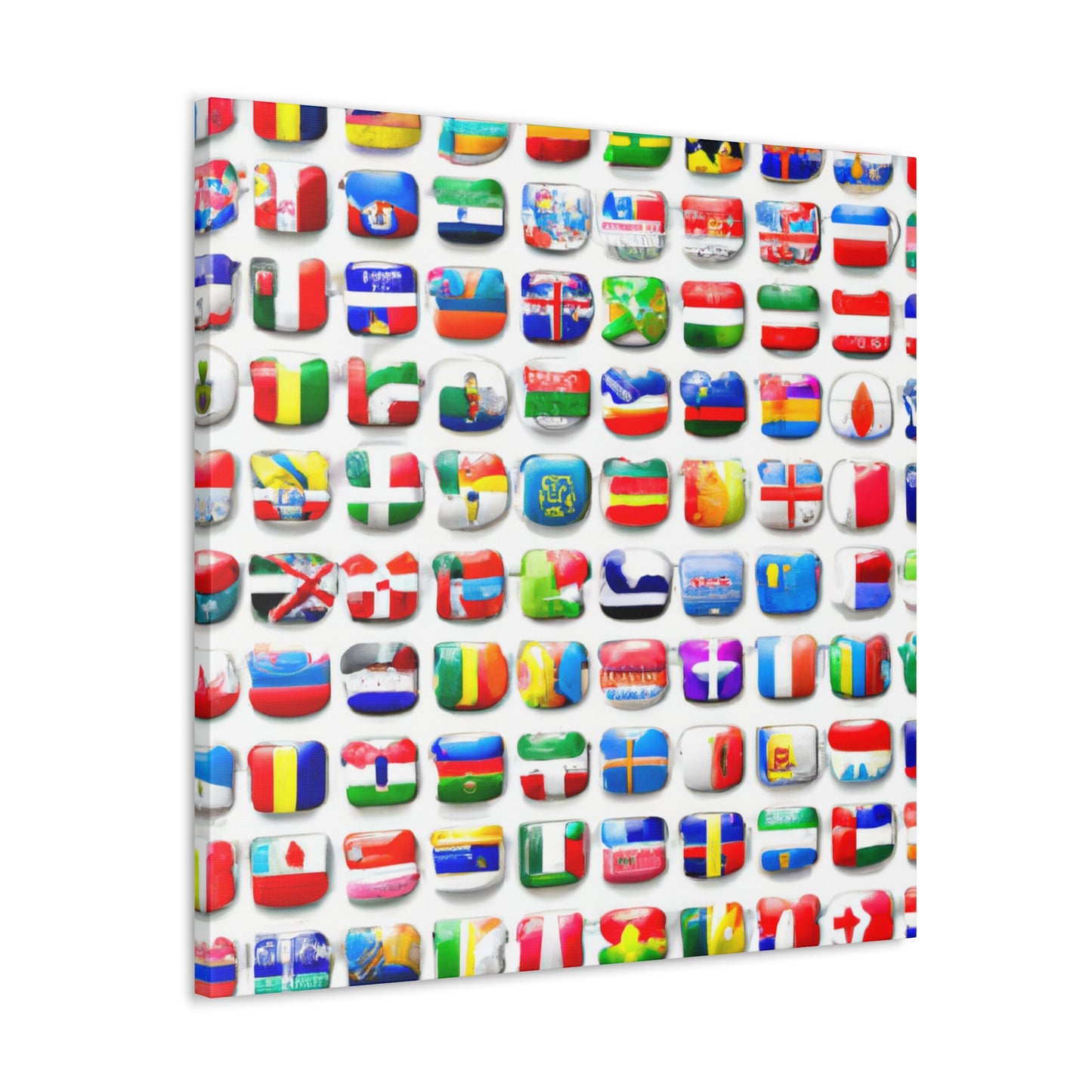 Emily Horton Flagmaker - Flags Of The World Canvas Wall Art